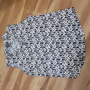 Jones New York Black and White Top